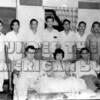 Front: Don Marshall (supervisor), Nena Del Rosario (pianist), Dr. Ramulfo “Snooks” Zapanta (dentist) Back row: Honorato Galila (paymaster/cashier), Frank Supe (engineer), Victor Zapanta (asst. superintendent), Boy Seballos (clerk), Ramonito Beni (engineer) and Dr. William Darroca (physician)